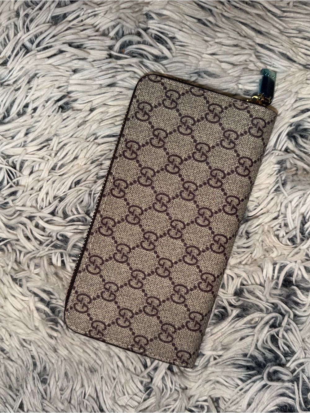 Monogram Zip Wallet